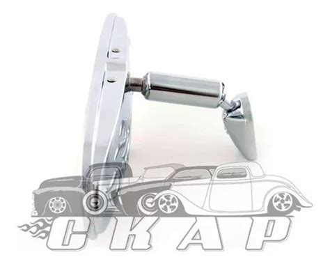 Espelho Interno Flames Universal Original Hot Rod L Pe A De Carros Antigos