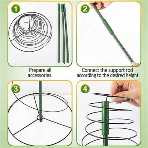 Купить Стойка для поддержки растений Прочная металлическая решетка для ...