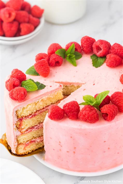 Raspberry Cake Melissassouthernstylekitchen