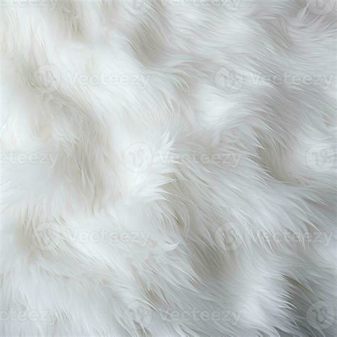 Soft and fluffy white fur, perfect for a cozy background or texture ...