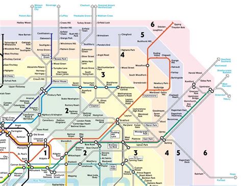 Mappa Londra Cartina Metropolitana Di Londra Zona 1 6