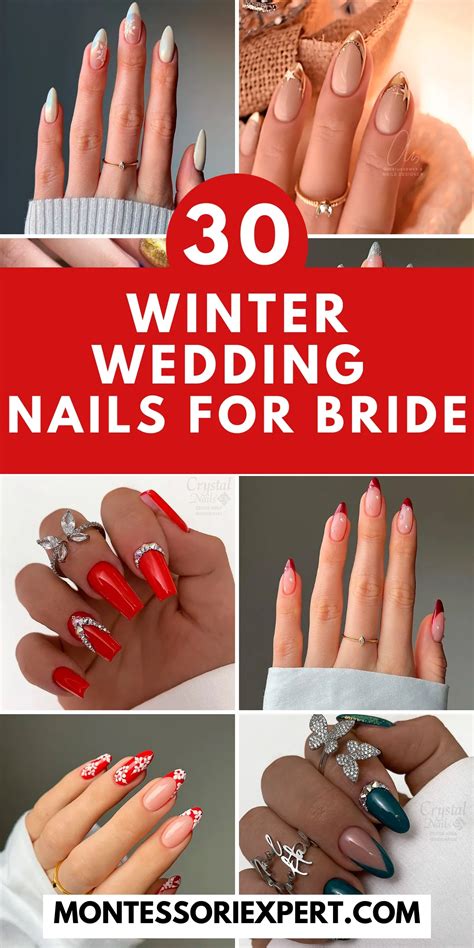 30 Winter wedding nails For Bride