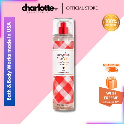 AUTHENTIC Bath Body Works Gingham Love Fine Fragrance Mist Ml Original BBW Shopee Philippines