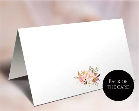 Wedding Place Cards Place Card Template Editable Reserved - Etsy