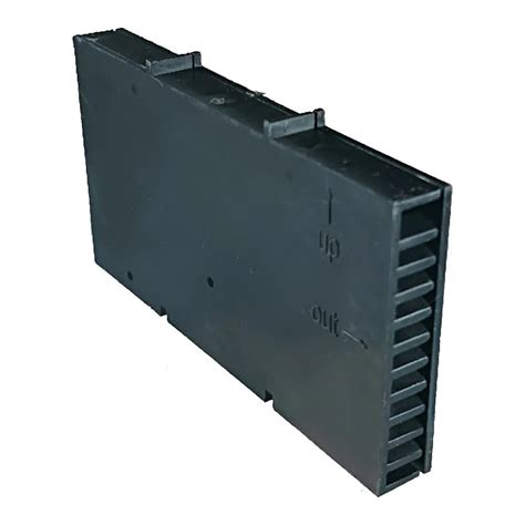 Вентиляционный короб Росдюбель 60x115x12, черная, 100 шт 20-1020 ...