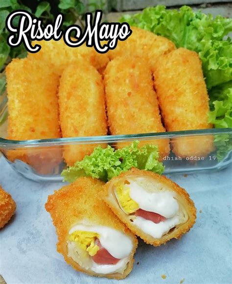 Resep Risol Teflon Cm Cookpad Risoles Smoked Beef Mozarela