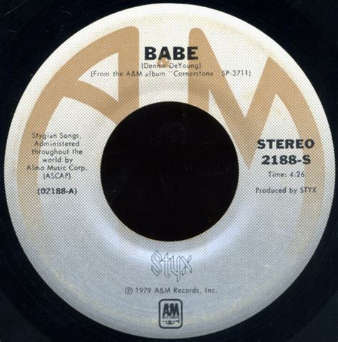 Styx Babe Santa Maria Pressing Vinyl Discogs