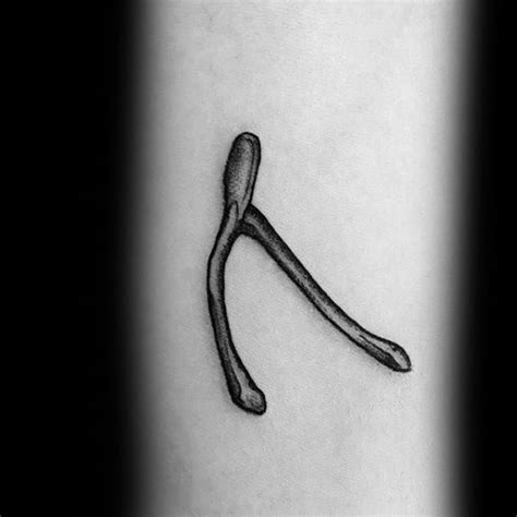 Wishbone Tattoo Designs For Men Forked Bird Bone Ideas