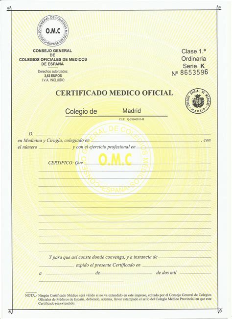 Modelo De Certificado Medico De Buena Salud Actualizado Julio The