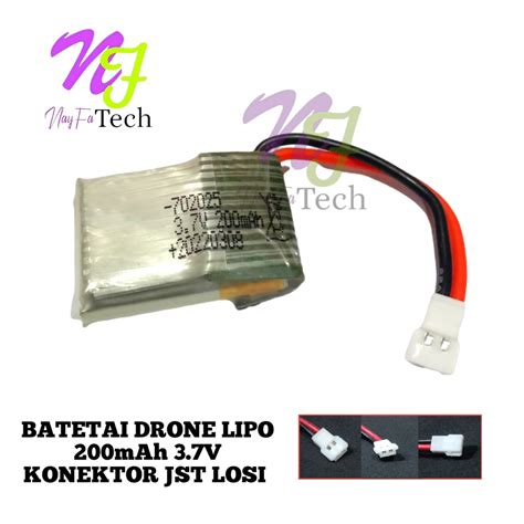 Jual Baterai Drone Baterai Pesawat Remot Control Lipo 200mah 37v