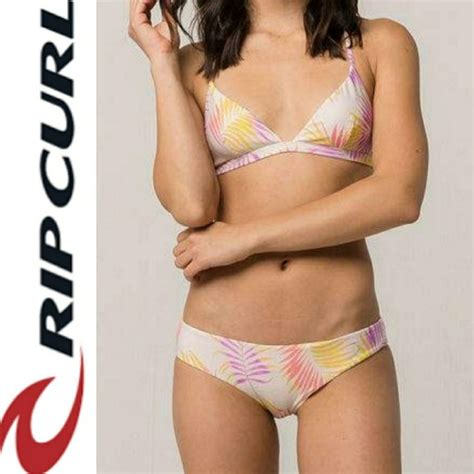 Rip Curl Swim Nwt Rip Curl Palm Print Bikini Medium Poshmark