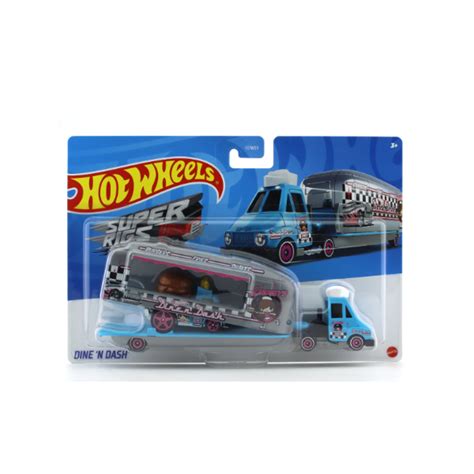 Hot Wheels Dine N Dash Super Rigs Transport Vehicle Toy Mart