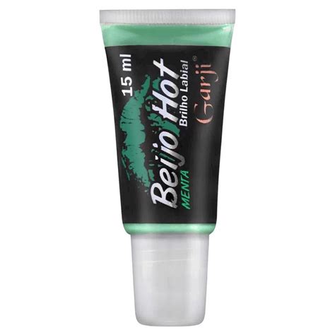 Beijo Hot Brilho Labial De Menta Ml Garji Shopee Brasil
