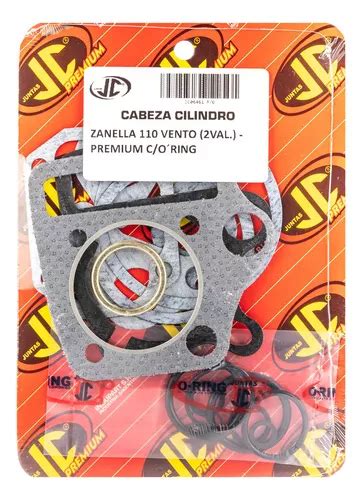 Junta Tapa Cilindro Zanella Vento V Premium Oring Jc