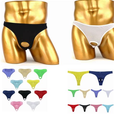 Sissy Micro Bikini Jockstrap Slips Trou Avant Ouvert Sous V Tements String G Eur Picclick Fr