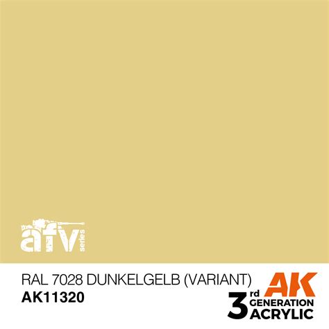 Ak Interactive Afv Series Ral 7028 Dunkelgelb Variant Acrylic Paint