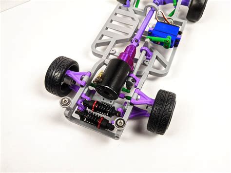printed muscle car drift chassis rrccars