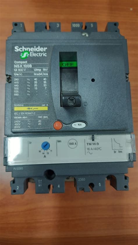 Lv Schneider Circuit Breaker Compact Nsx B Ka Vac Tmd