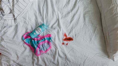 how to get period blood off of sheets