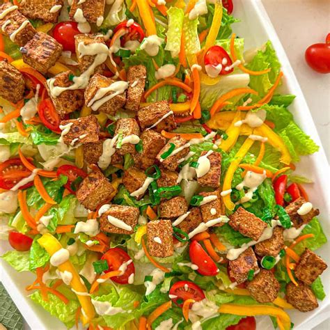 Crispy Tofu Salad This Healthy Kitchen