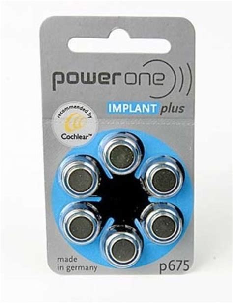 Round Power One P675 Hearing Aid Zinc Air Batteries 2V Rs 945 Packet