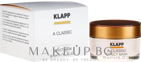 Маска за лице - Klapp A Classic Effect Mask | Makeup.bg