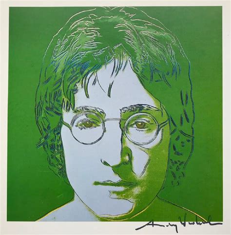 Sold Price: Andy Warhol, "John Lennon" Hand signed Print, 1986 - January 6, 0119 10:00 AM PST