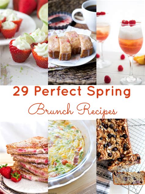 29 Perfect Spring Brunch Ideas Maebells