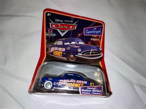 Disney Pixar Cars Diecast 1:55 Fabulous Hudson Hornet Supercharged #3 ...