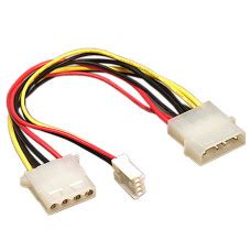 Переходник molex to molex and 4 pin FDD