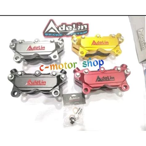 Jual Caliper Kaliper Adelin 4 Piston 1 Pin Bisa Custom Kanan Kiri