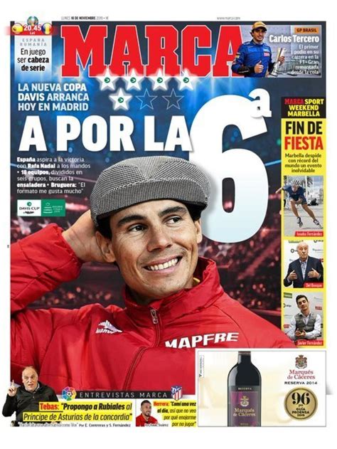 La Portada Del Diario Marca 18 11 2019