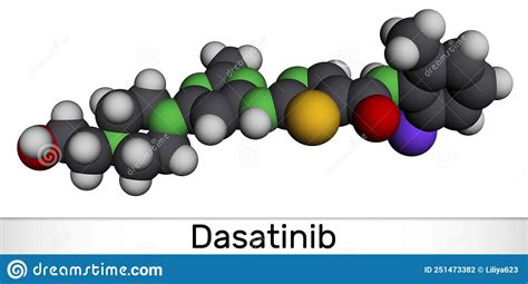 Dasatinib Molecule It Is Used To Treat Of Myelogenous Leukemia Cml