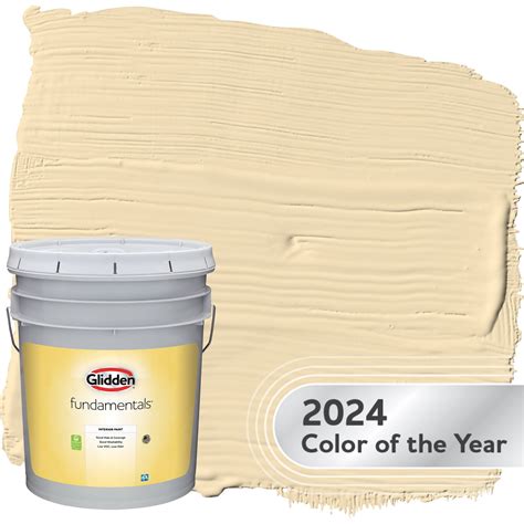 Glidden Fundamentals Interior Paint Limitless Yellow Semi Gloss