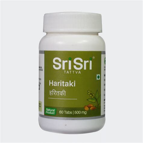 Haritaki Tablet 60Caps Sri Sri Tattva AyurCentral Online