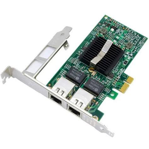 Placas De Rede Gigabit - Placa de Rede Dual Gigabit Intel 82576EB E1G42ET – PCIe x1 1000Mbps ...