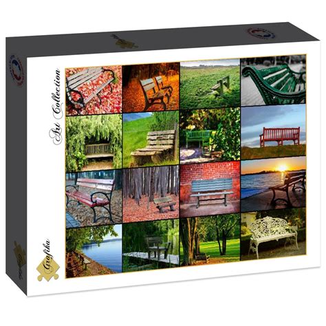 Puzzle Collage Bancs Grafika F Pi Ces Puzzles Collages