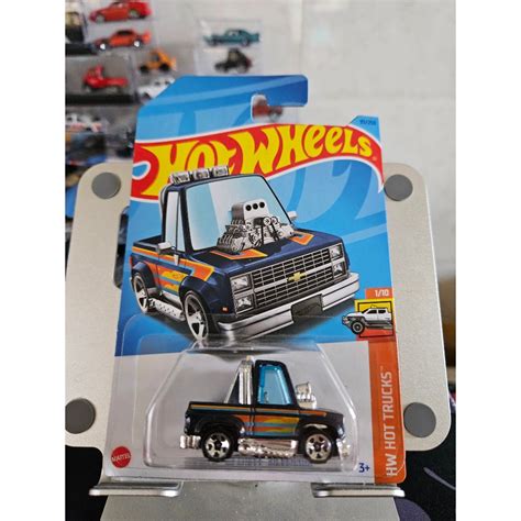 Xe mô hình Hot Wheels Toon d 83 Chevy Silverado Xanh Đậm Shopee Việt Nam