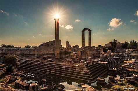 Didim, home of the antique city of Didyma with its ruined Temple of ...