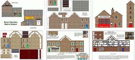 Photo Scaletown3 N Scale Buildings Ho Scale Buildings Paper Models