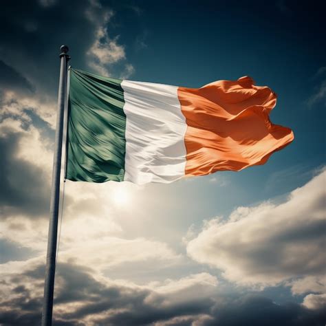 Premium Photo | Flag of Eire Unleashed