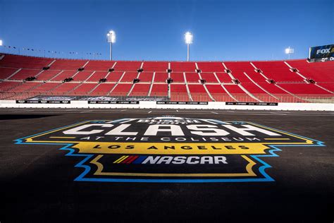 See How Busch Light Clash At The Coliseum Track Takes Shape NASCAR