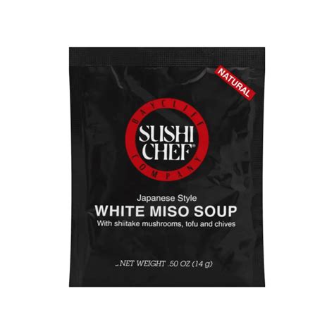 Sushi Chef Japanese Style White Miso Soup 05 Oz Supermarket Italy