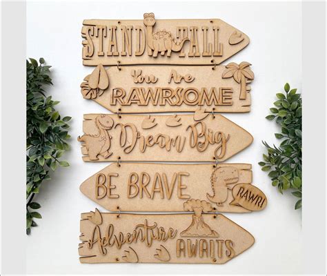 Blank Craft Kit Laser Cut Wooden MDF Direction Sign Theme Room - Etsy UK