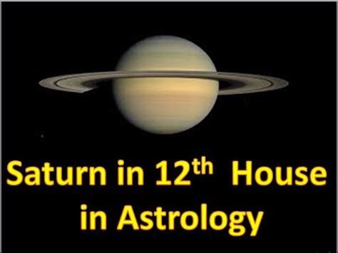 Strengthen Saturn In Horoscope Saturn In 12th House In Astrology YouTube