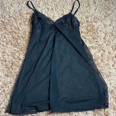 Black Lace Babydoll Lingerie Dress Slip Gem