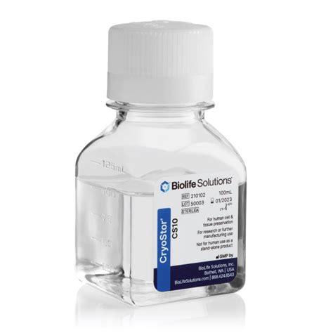 Cryostor Cs10 For Storing Cells And Tissues Under Ultra Low Temperatures