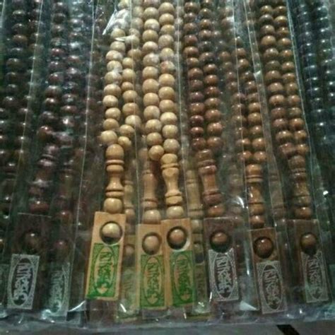 Jual Souvenir Tasbih Kayu Isi 50 Pcs Shopee Indonesia