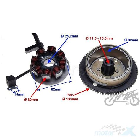 Stator Iskrownik Stojan Alternatora Z Magnetem Cewek Przewod W