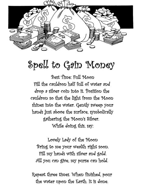 gain wiccan spells money paganism spells luck spells wiccan